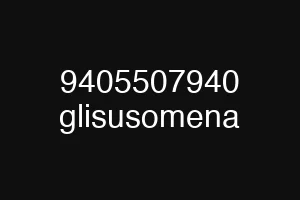 9405507940 glisusomena