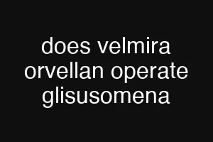 does velmira orvellan operate glisusomena